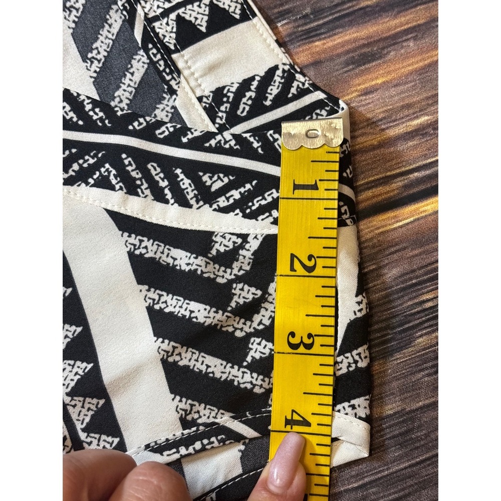 BloomChic Dress Womens 18 20 Black White Chevron Herringbone Sleeveless Tank - Picture 10 of 16